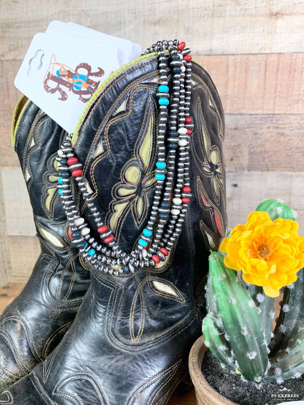 Stone Spot Navajo Pearl Look Choker