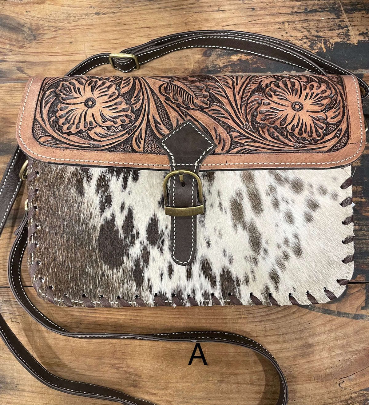 Hand Tooled Crossbody