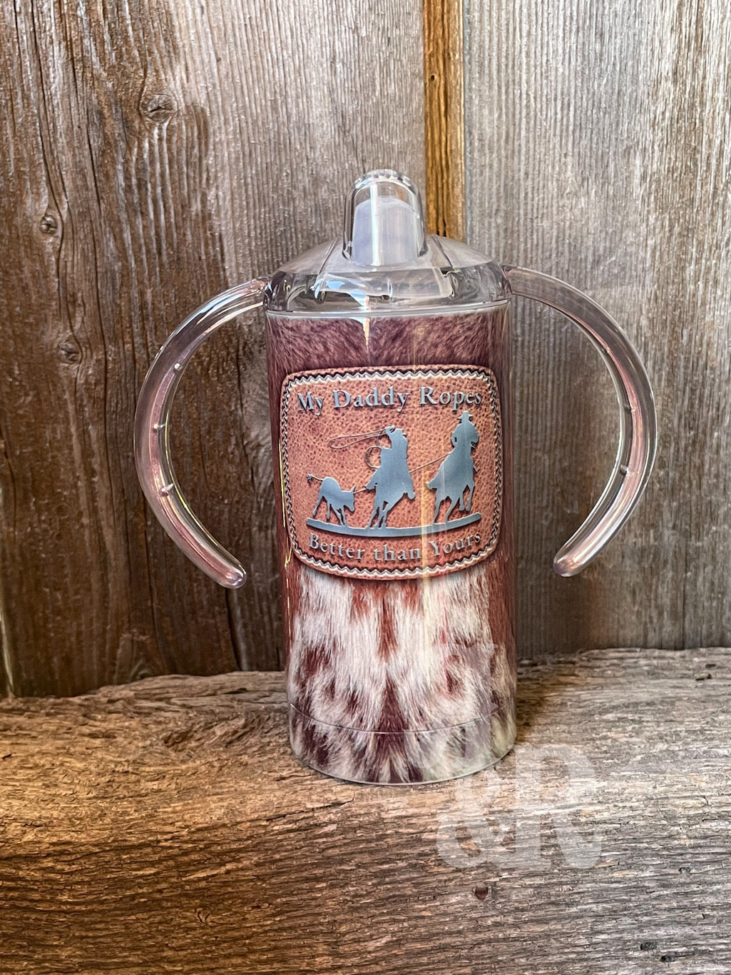 Western Print Kids Sippy Cup