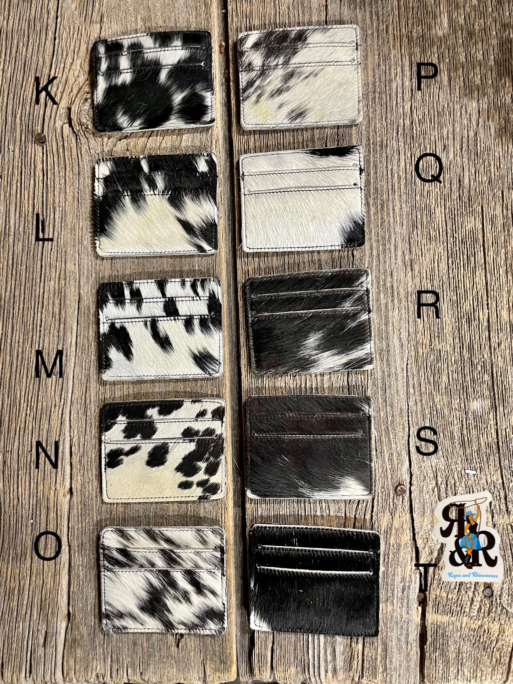 Cowhide Card Holder