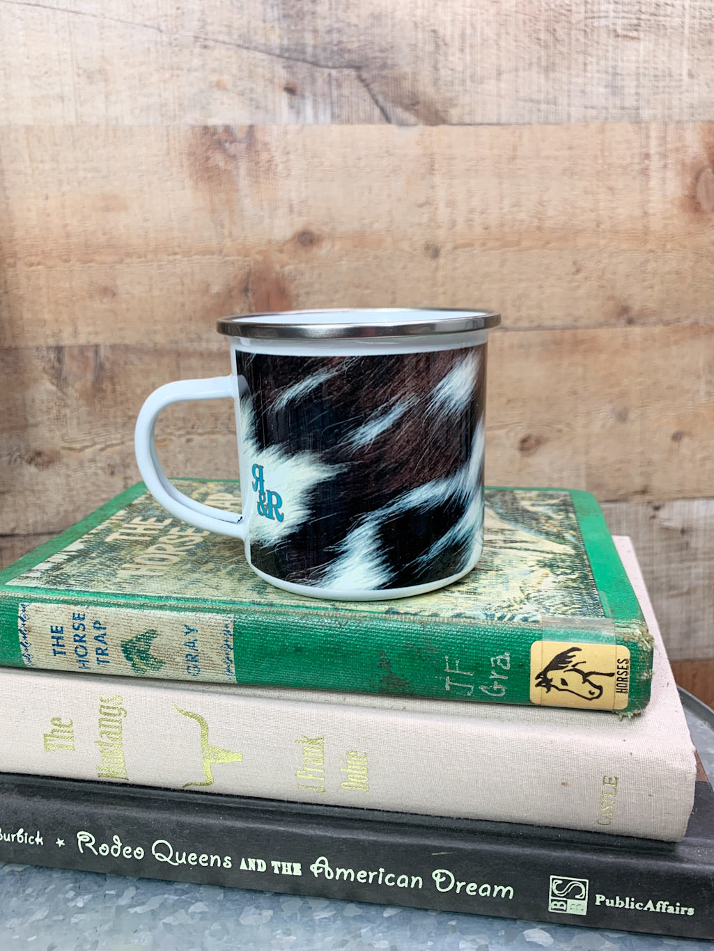 Cowhide Print Camp Cup