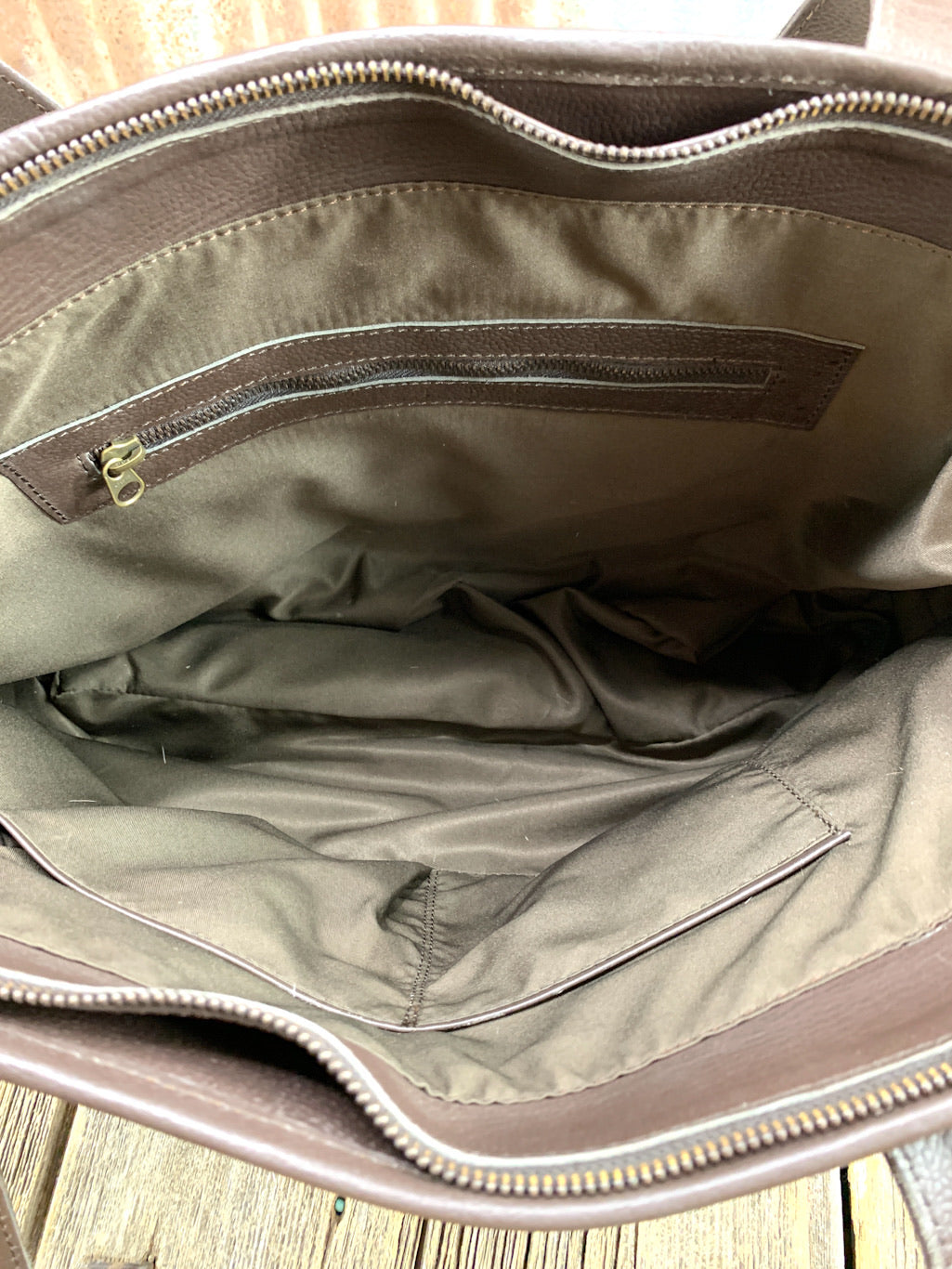 Cowhide Calamity Tote Bag