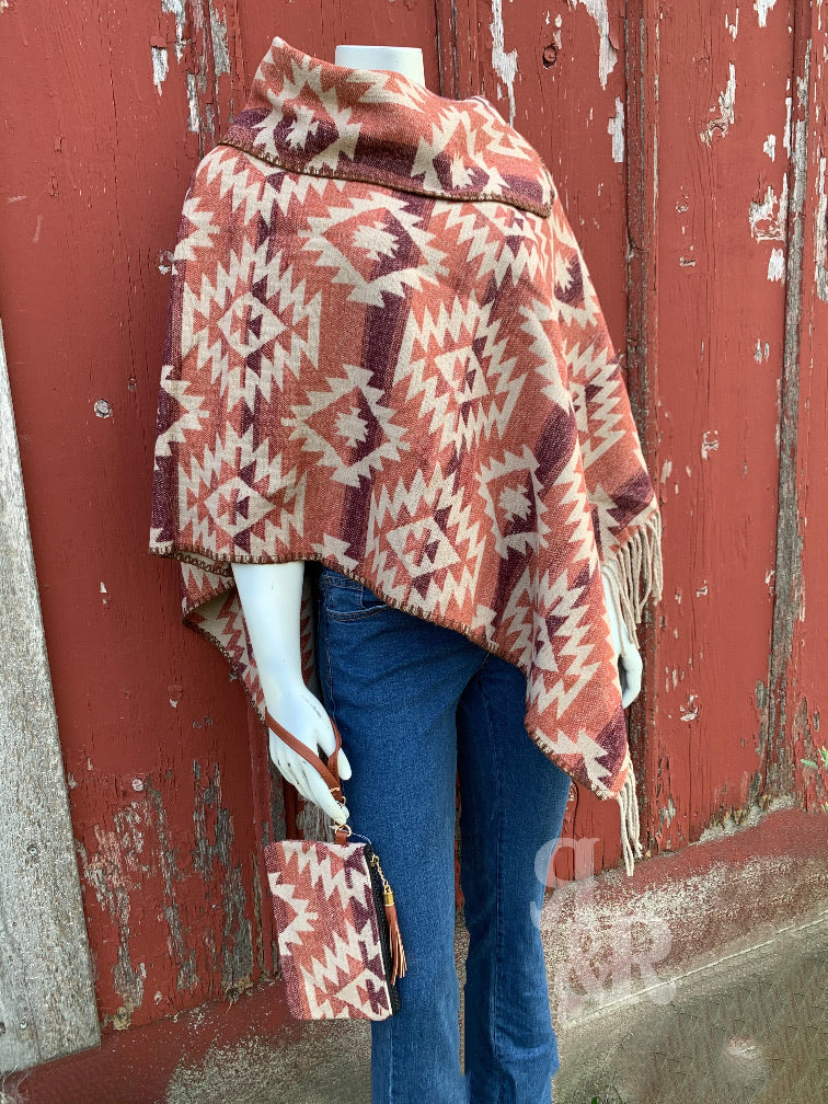 Red Aztec Blanket Purses