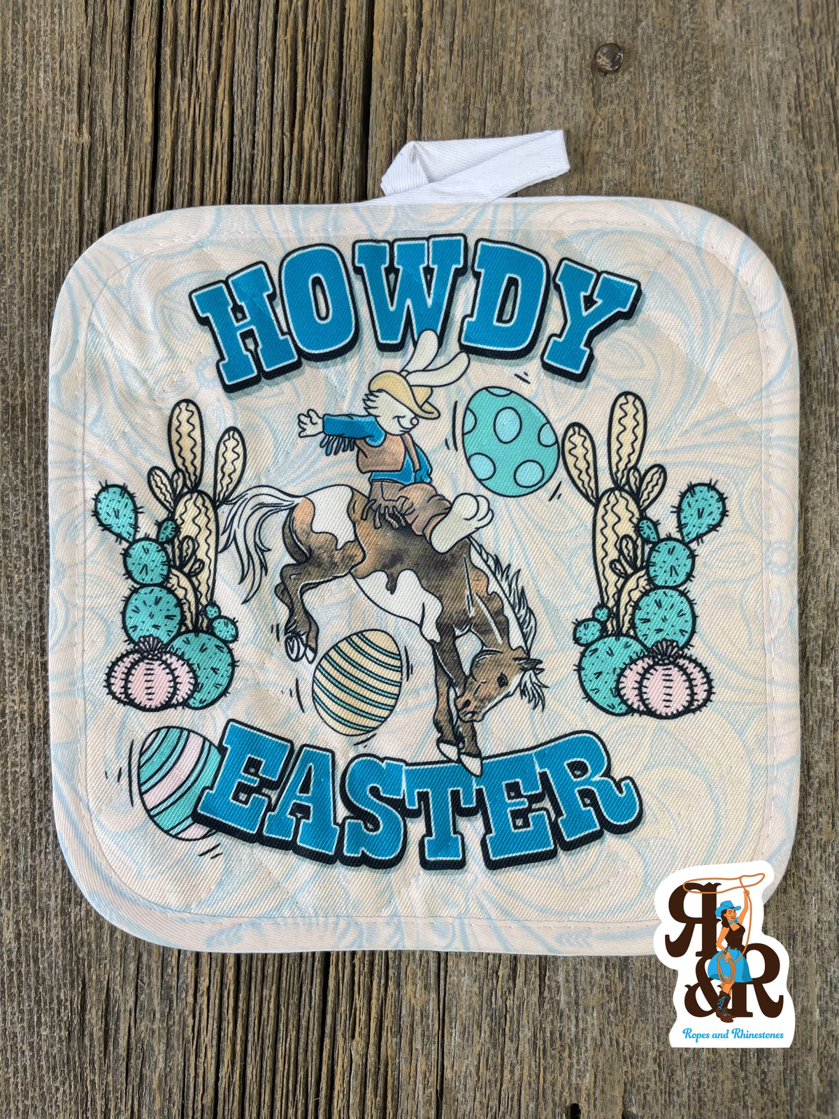 Easter Western Hot Pad Holder