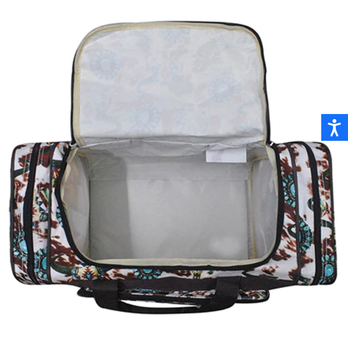 Bulls and Cows Canvas 23” Duffle Bag