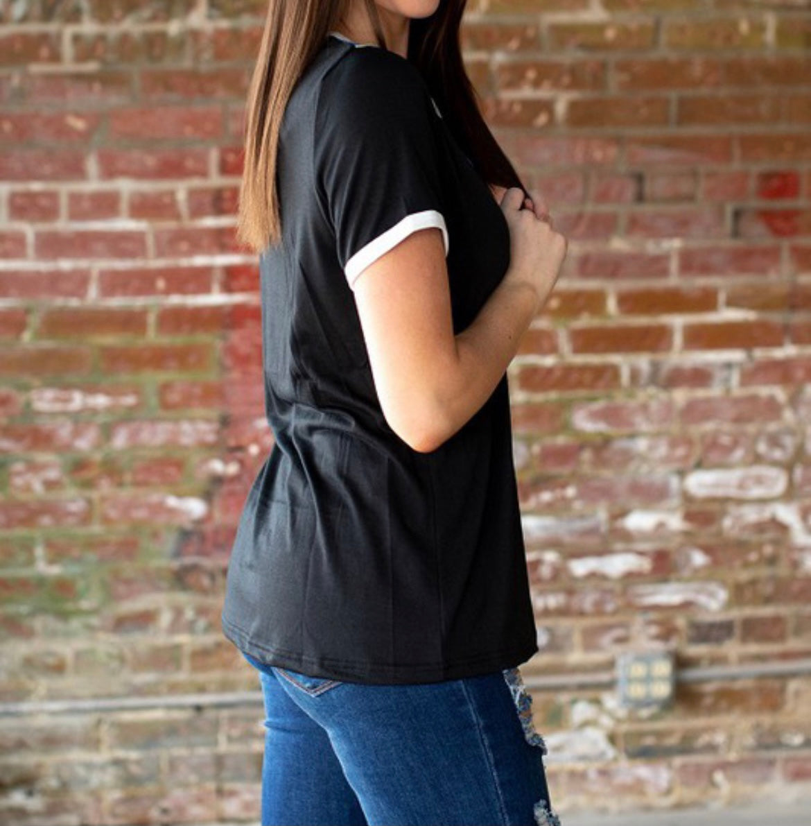 Pin Up Cowgirl Yoke Top