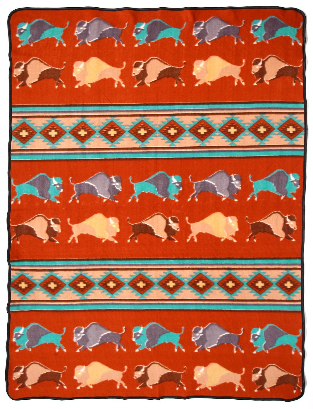 Western Fleece Lodge Blanket