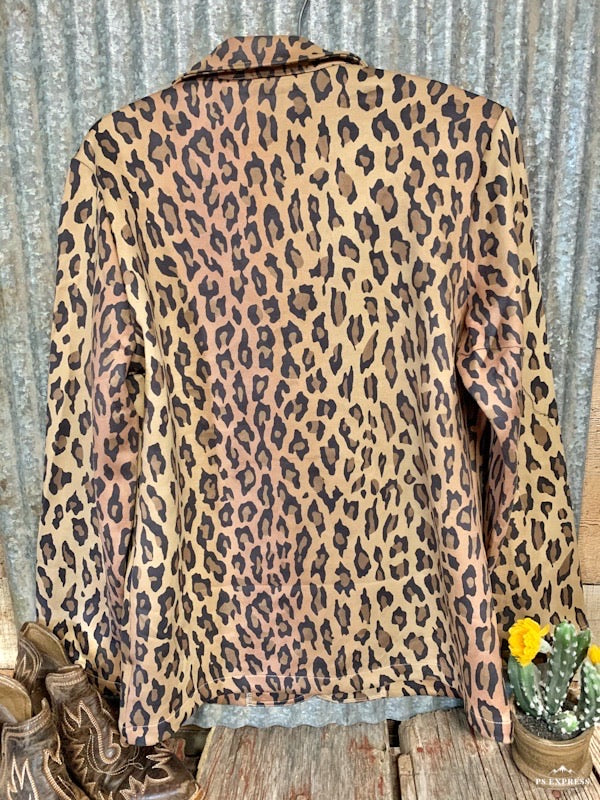 Leopard Blazer Jacket