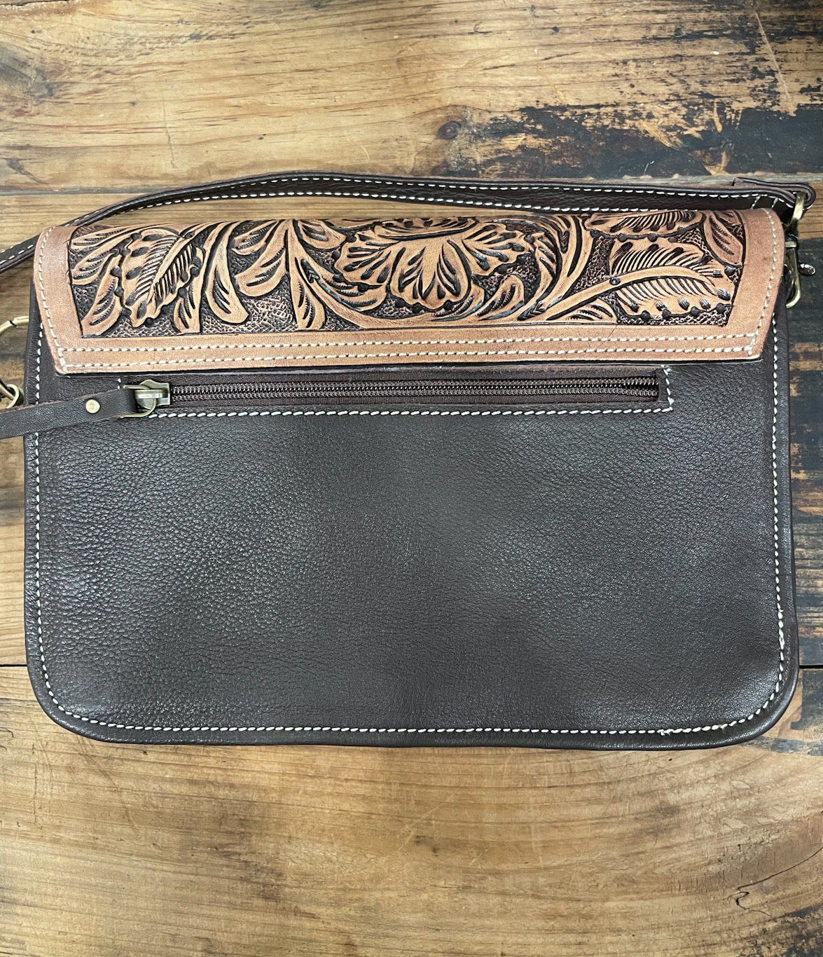 Hand Tooled Crossbody