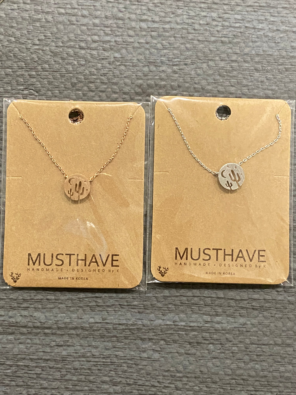 Circular Cactus Sunset Necklace