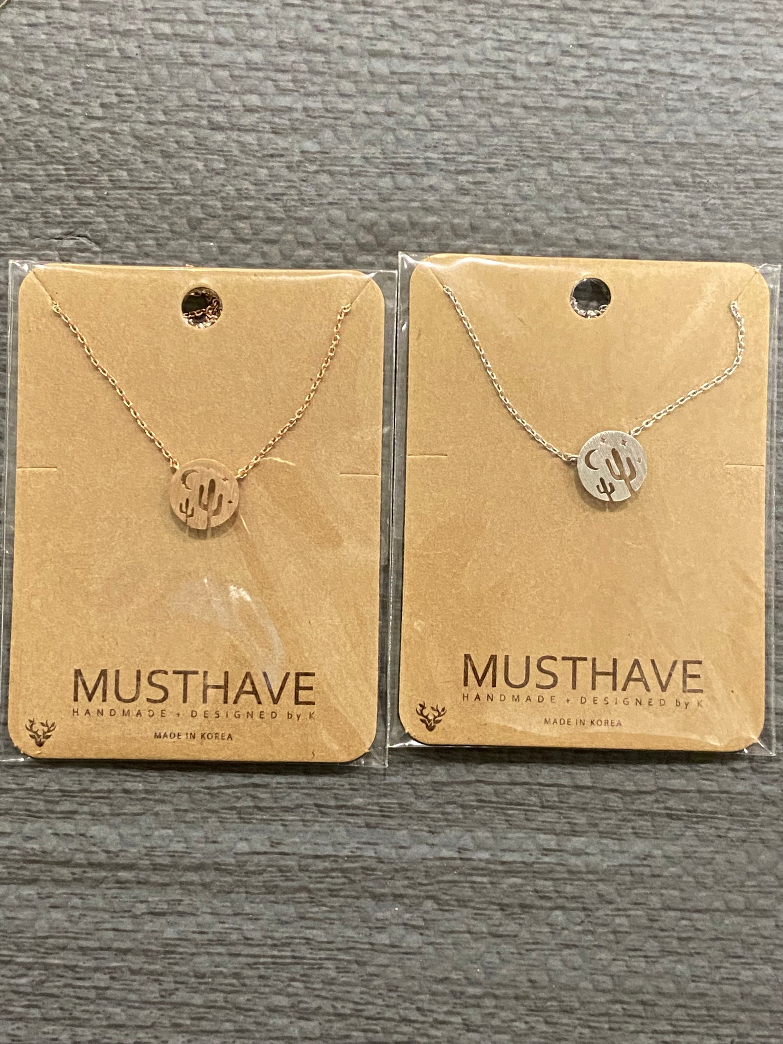 Circular Cactus Sunset Necklace