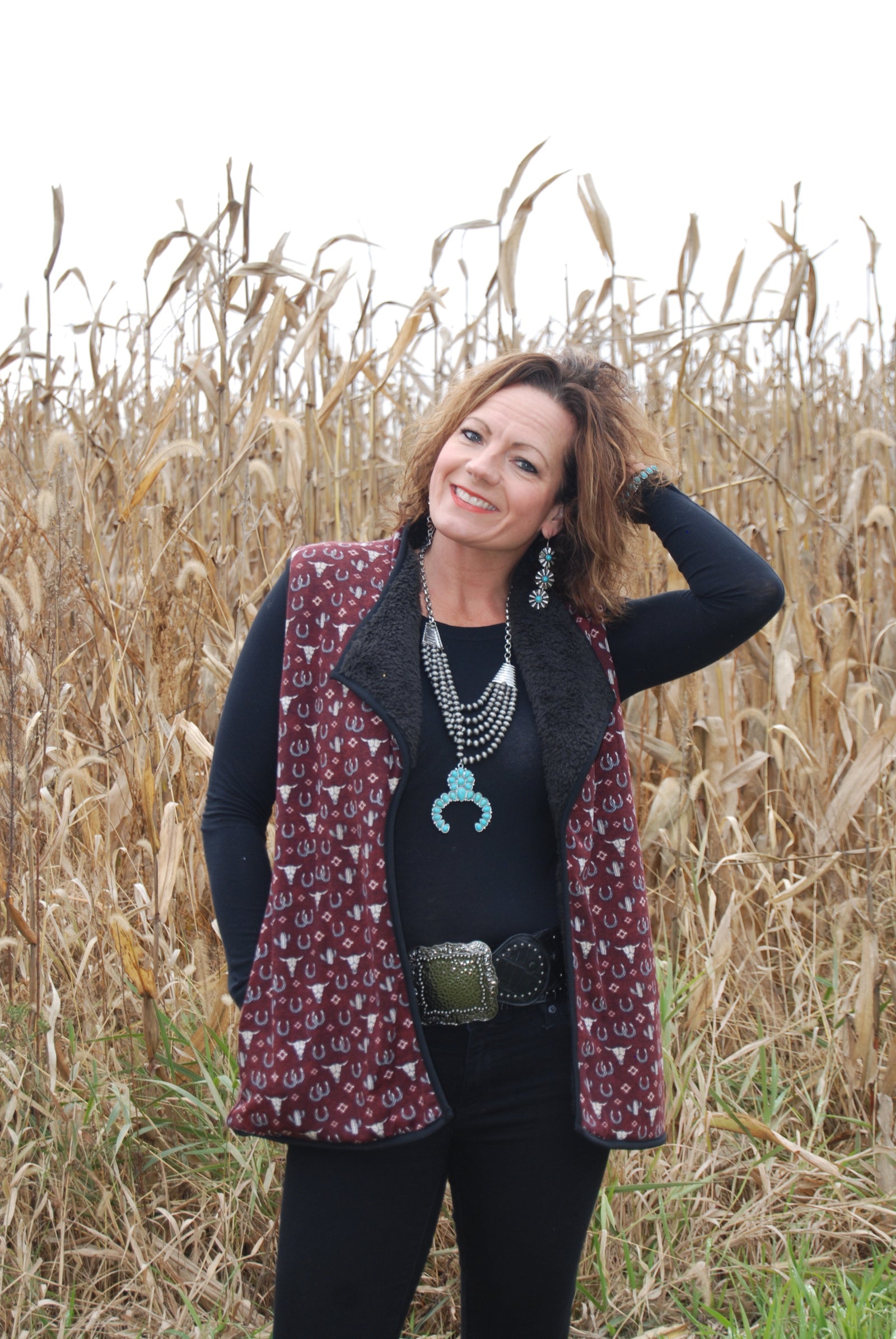 Turquoise Naja Multi Strand Necklace