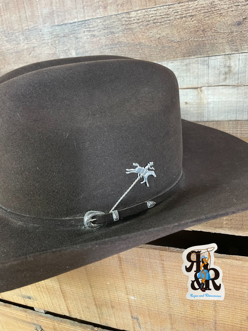 Cowboy with Pistol  Hat Pin/Toothpick