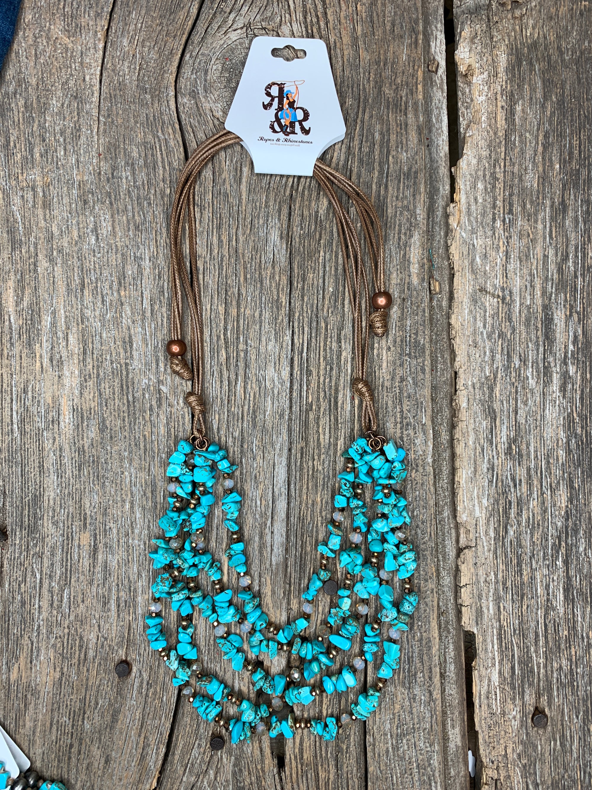 Turquoise & Copper Necklace