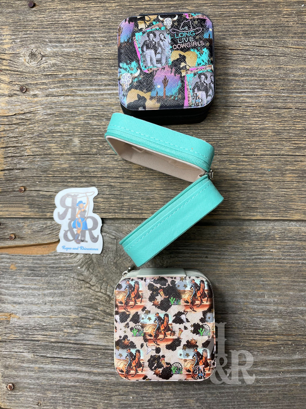 Western Print Jewelry Box