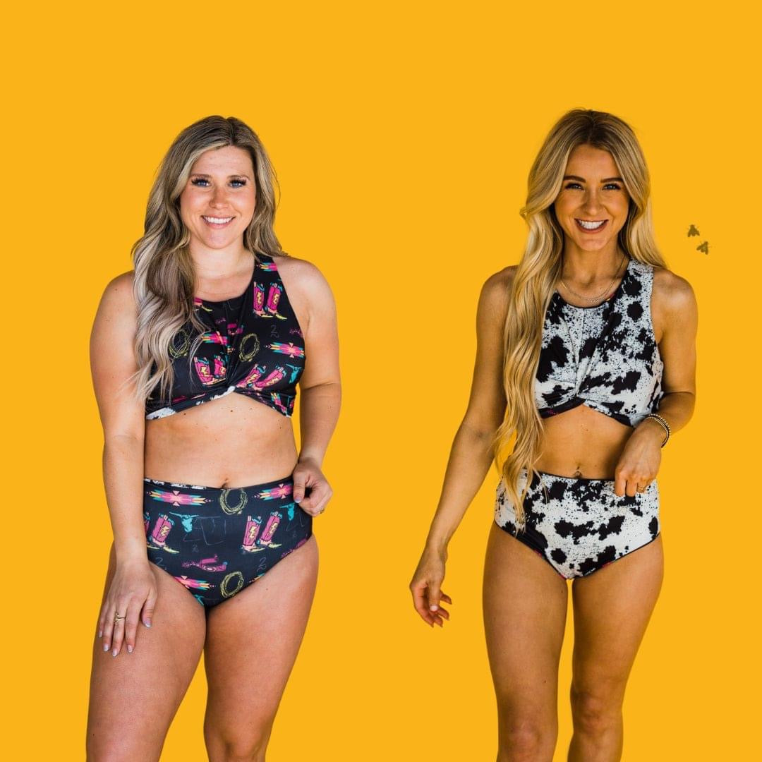 Rope The Neon Lights Swim Bottom