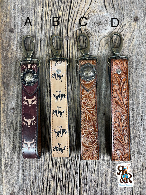 Leather Key Chain Handle