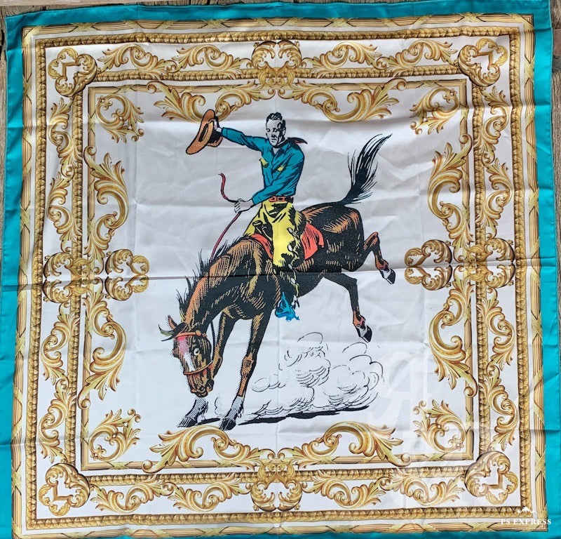 Bucking Bronc Wild Rag Teal