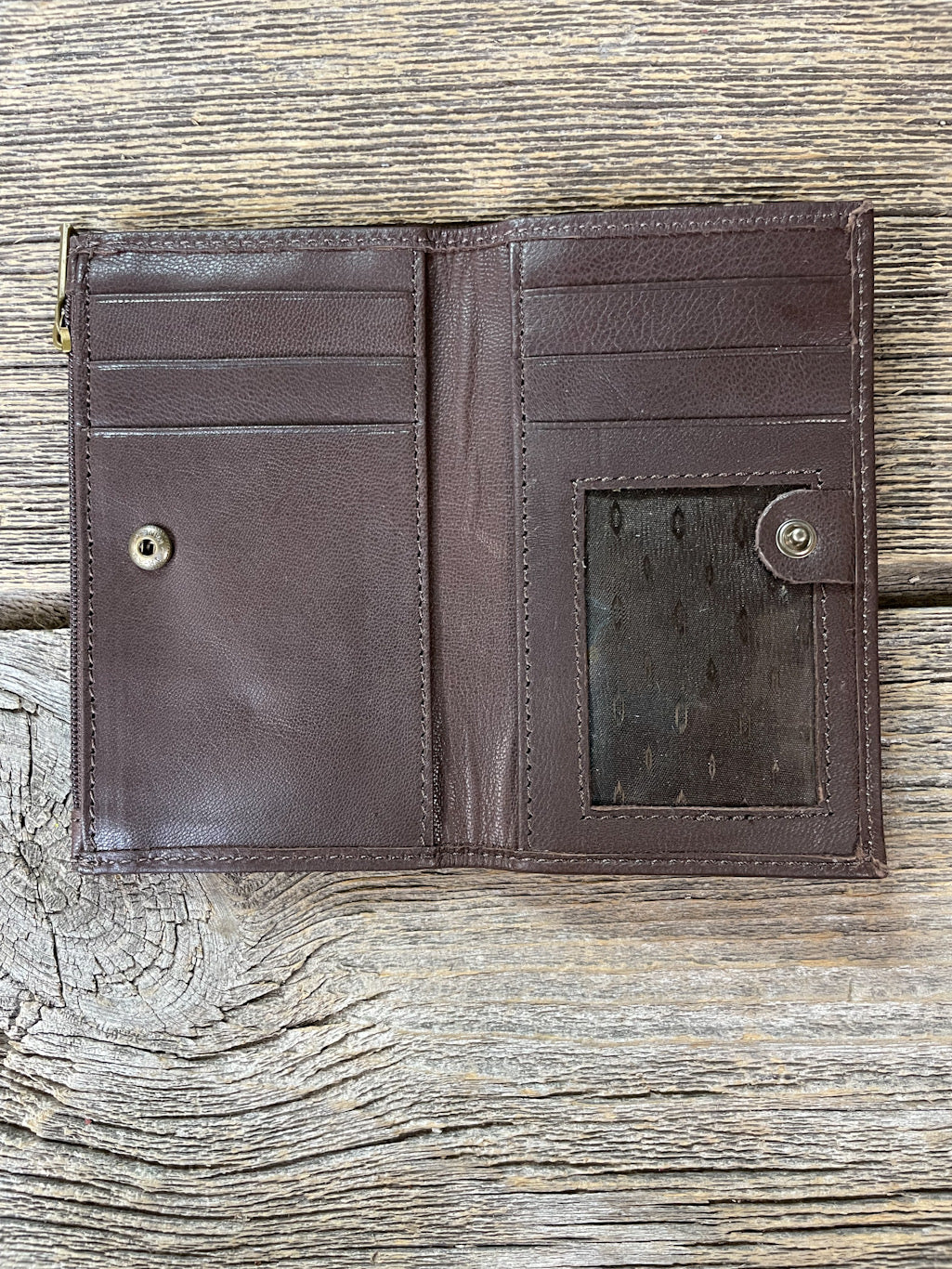 Cowhide Snap Wallet
