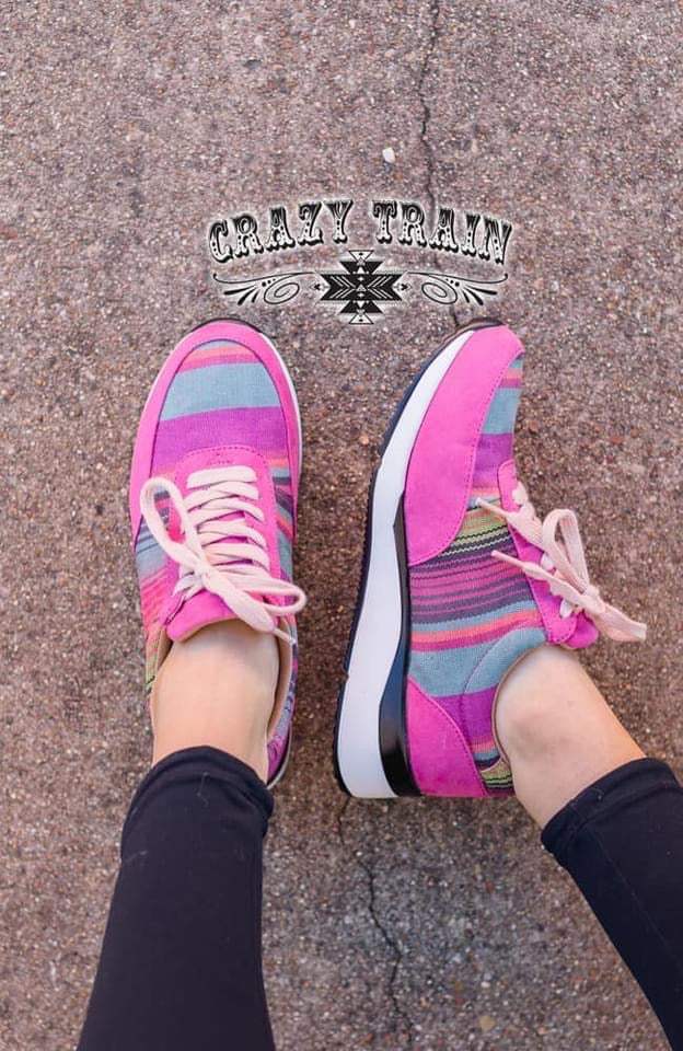 Lime Springs Serape Print Shoes