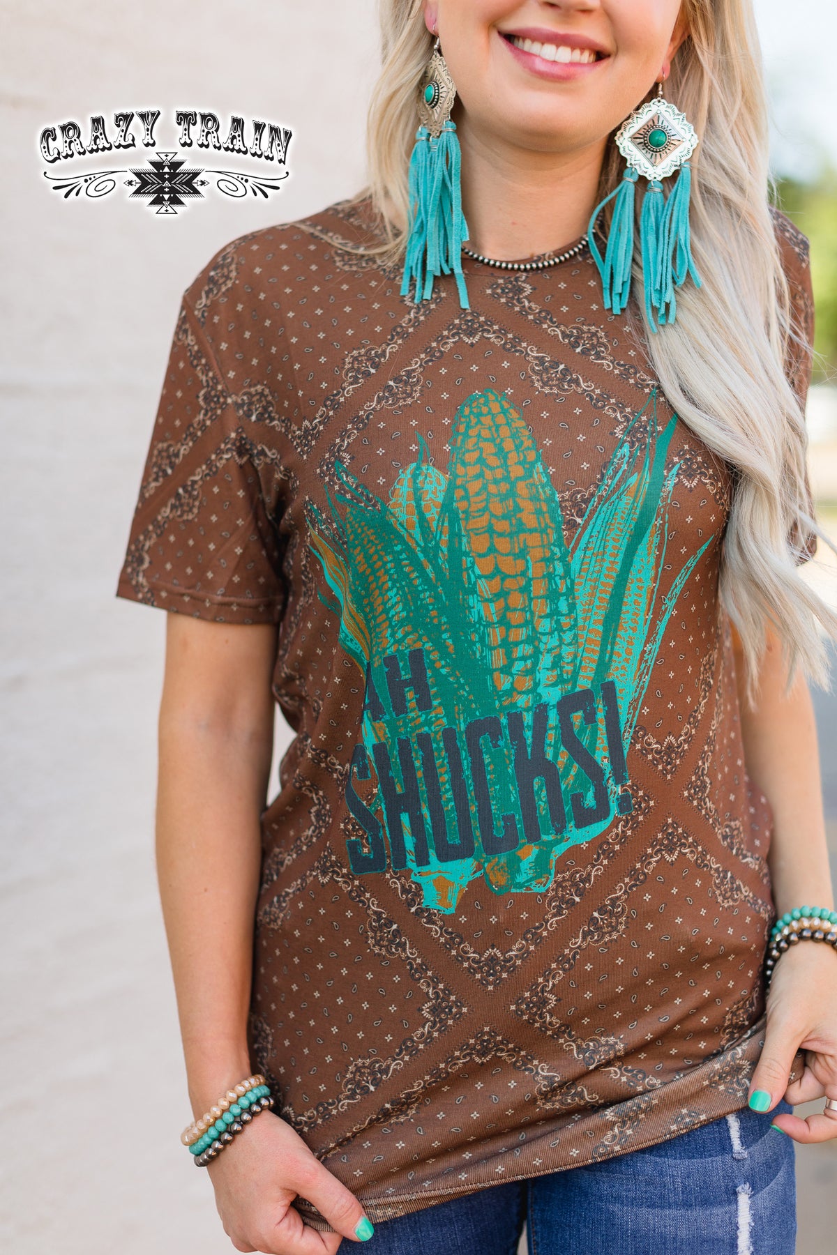 Ah Shucks Bandana Tee