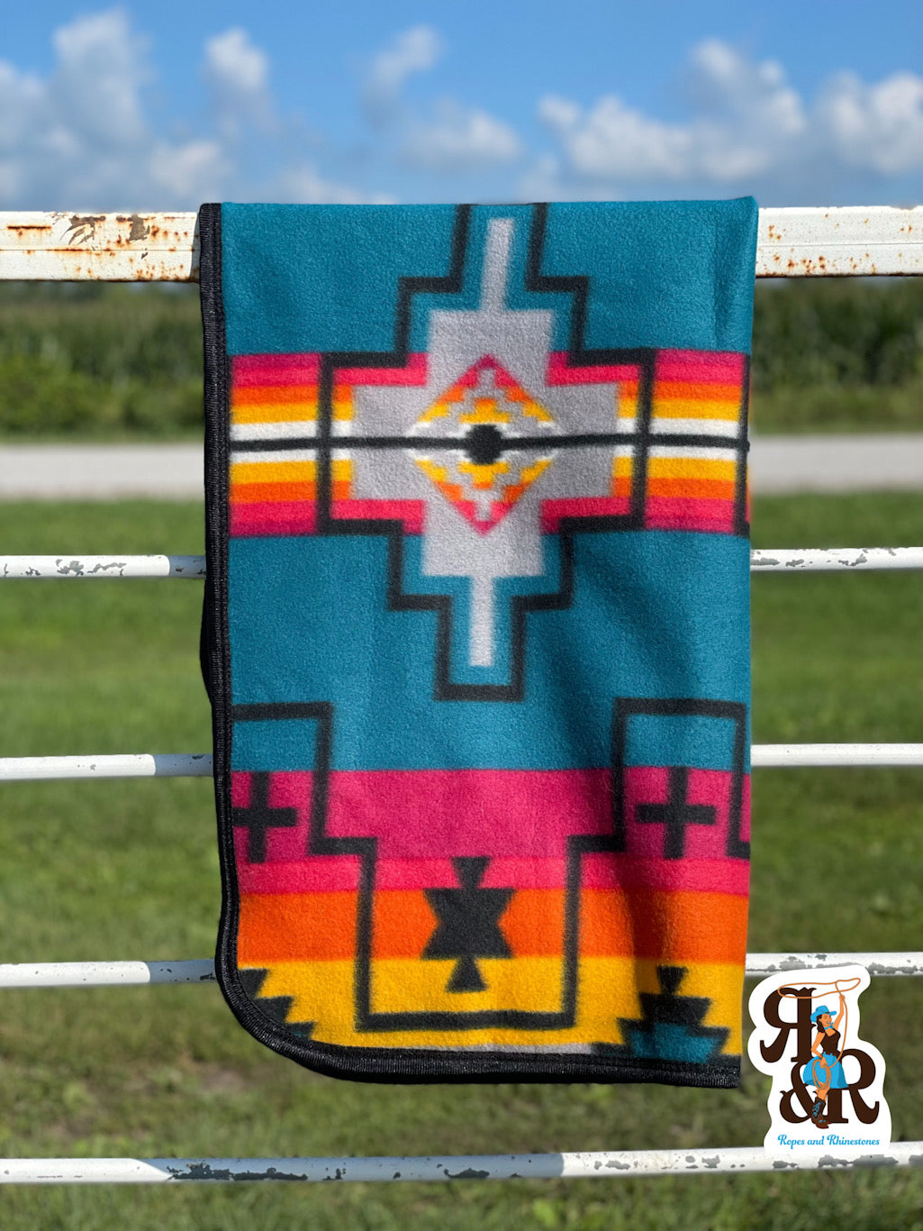 Fleece Aztec Small Blanket
