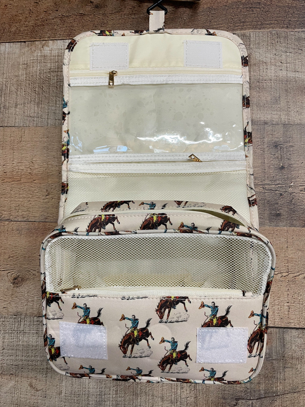 Western Print Travel Toiletry Bag