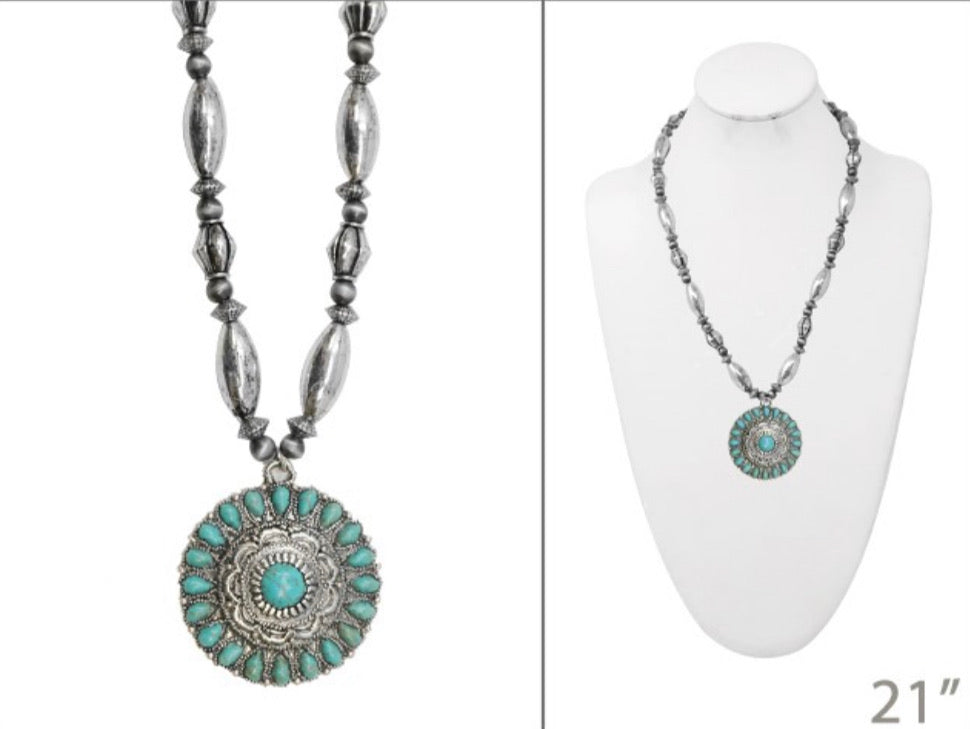 Concho Sun Necklace