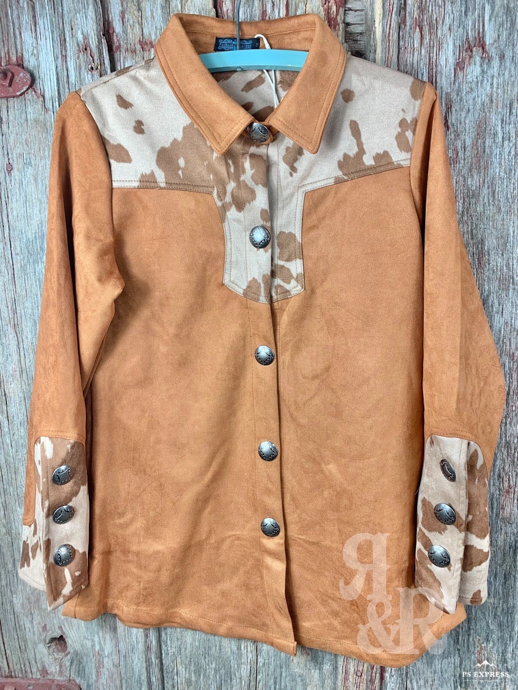 Retro Cow Print Shirt