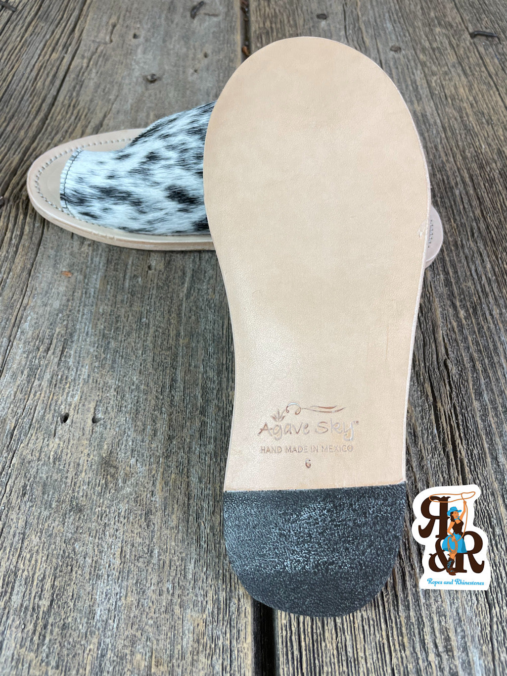 Cowhide Tanya Sandals