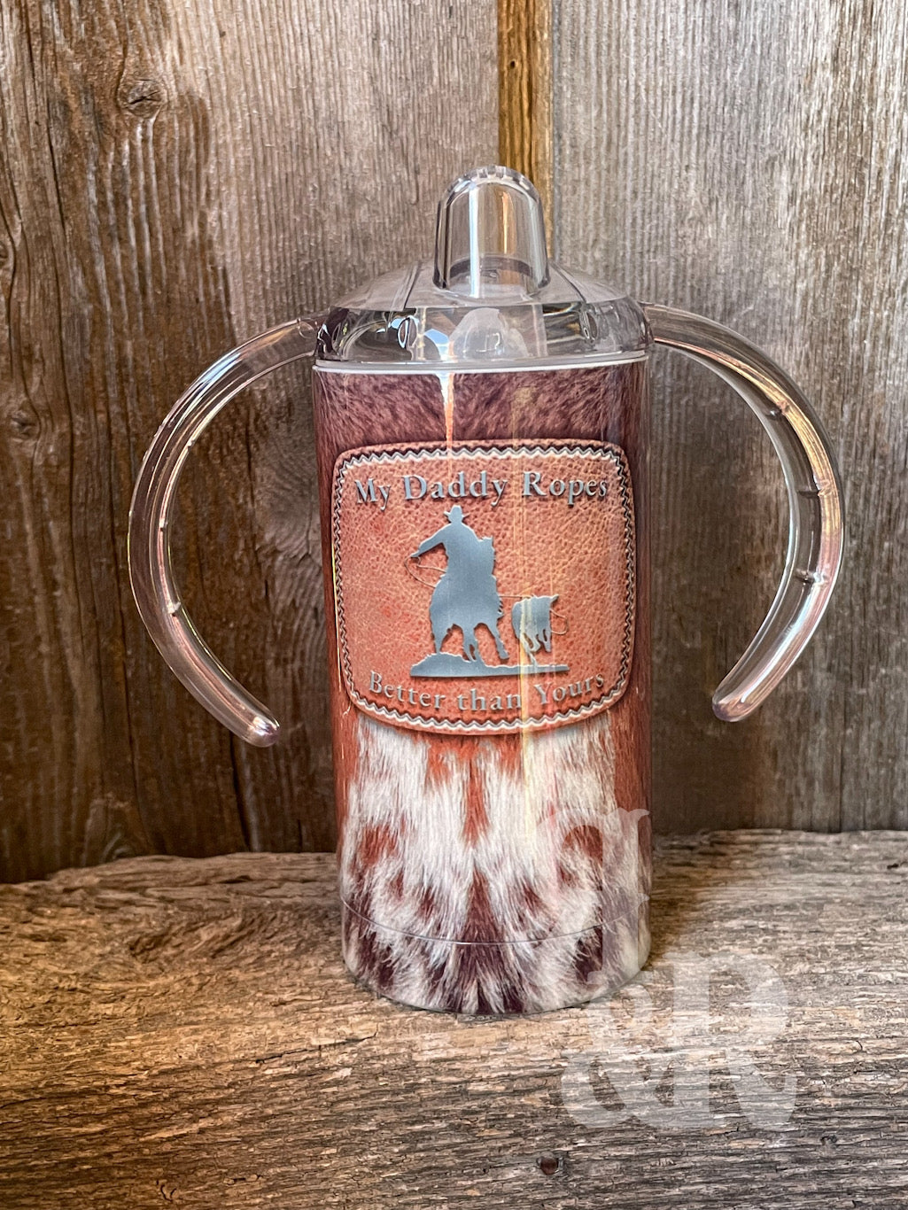 Toddler Sippy Cup Tumbler - STICKS & STOCKS in Purple or Blue WHSASST –  Painted Cowgirl Western Store