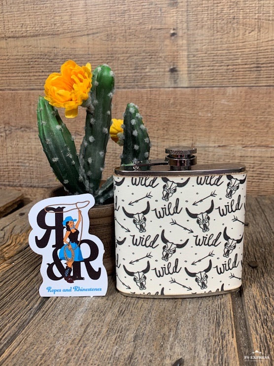 Leather Covered Flask