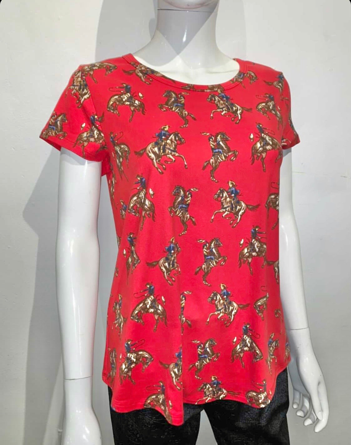 Bucking Bronco Short Sleeve Top