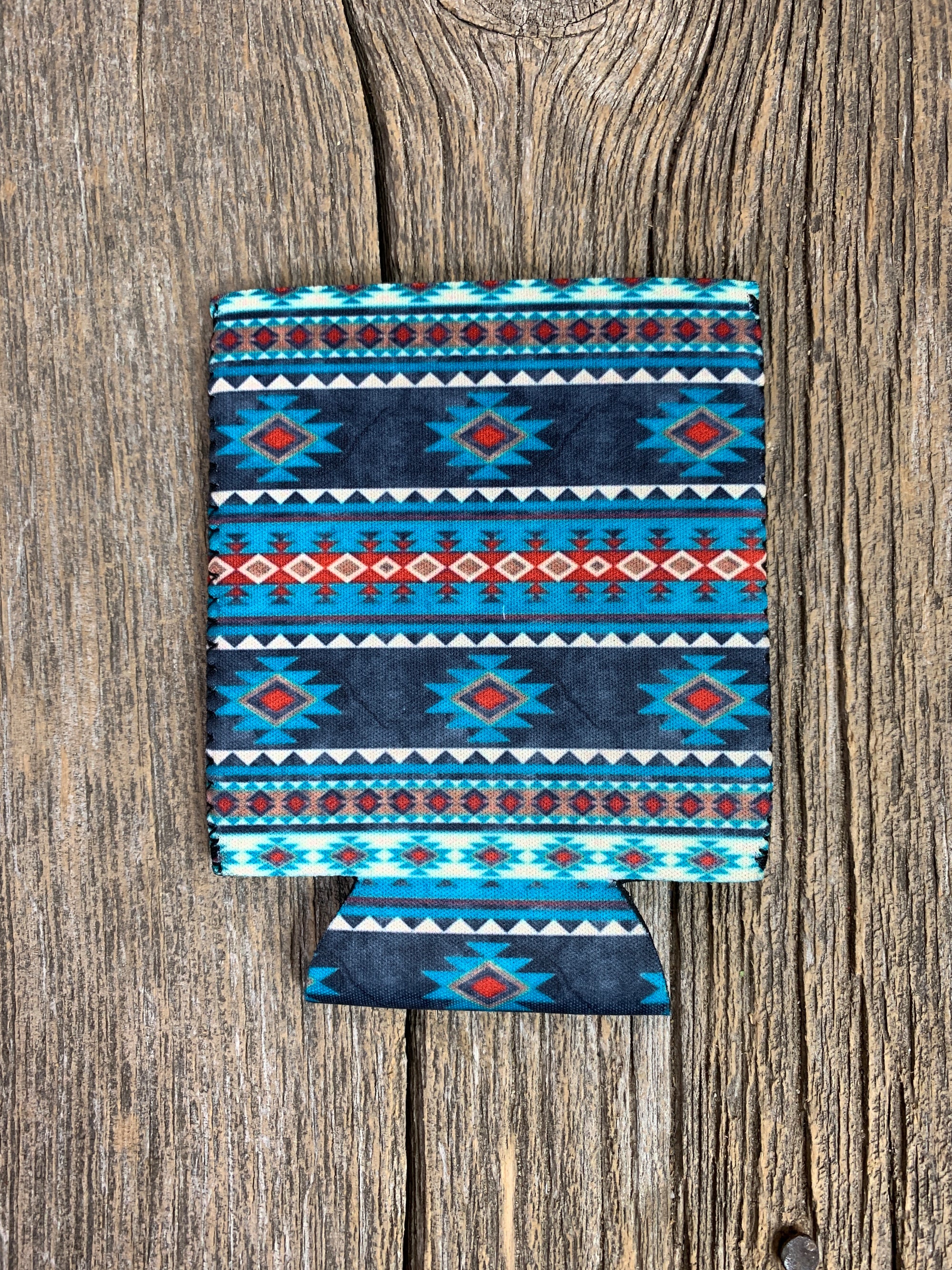 Turquoise Aztec Drink Sleeve