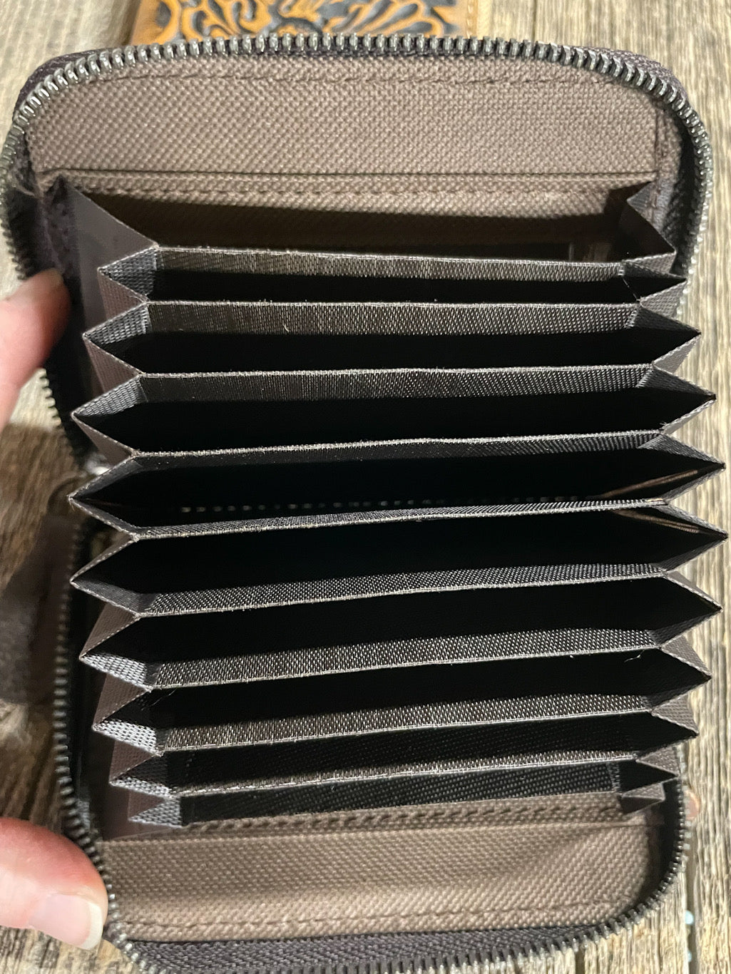 Zippered Credit Card Wallet