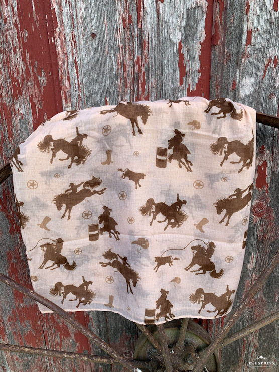 Lila Rodeo Infinity Scarf