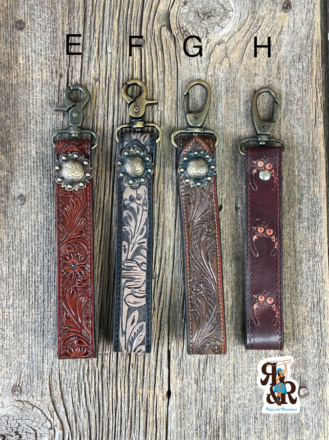 Leather Key Chain Handle