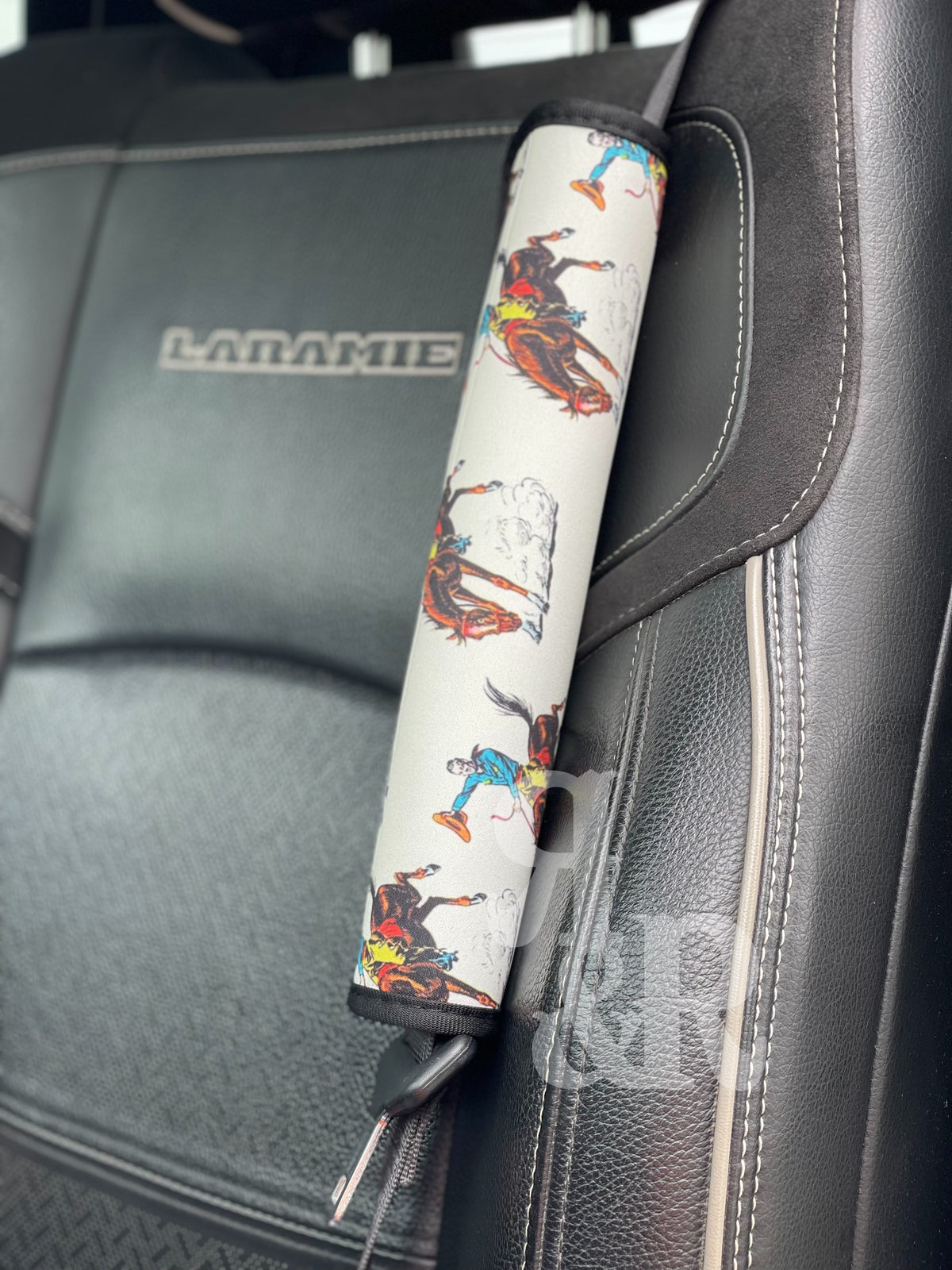 Western Print Seat Belt Cover
