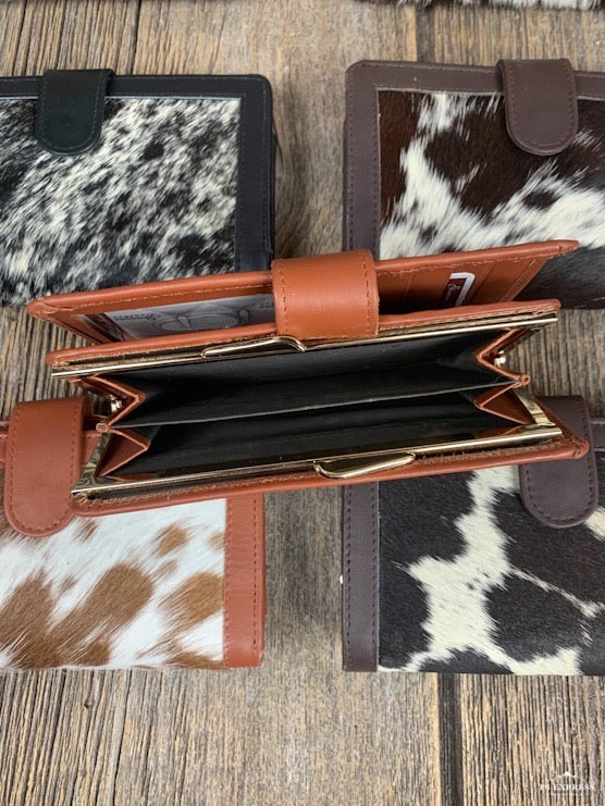 Cowhide Wallet Coin Purse