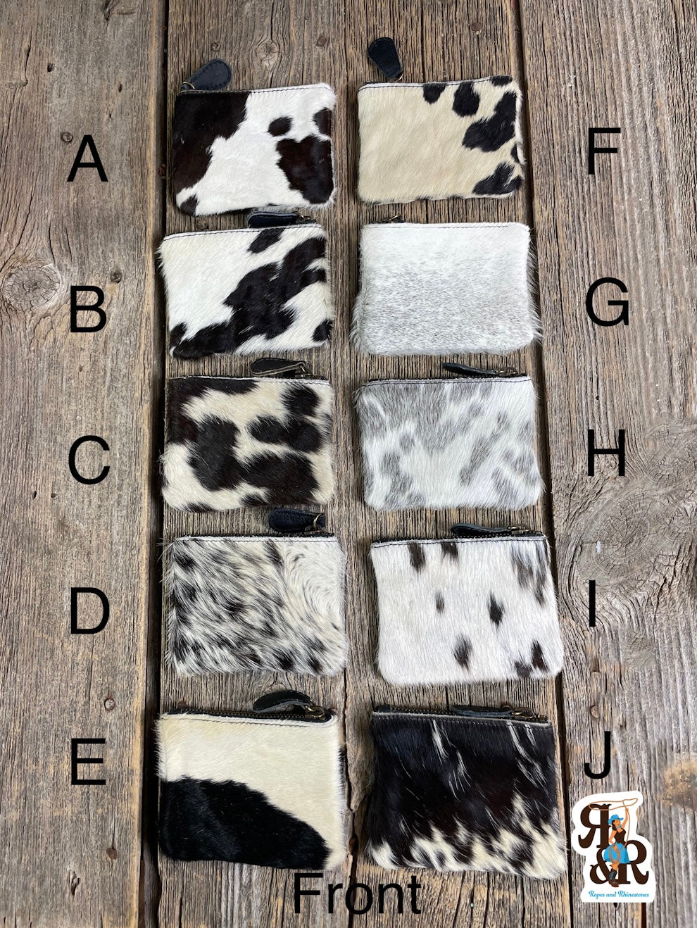 Cowhide Coin Purse