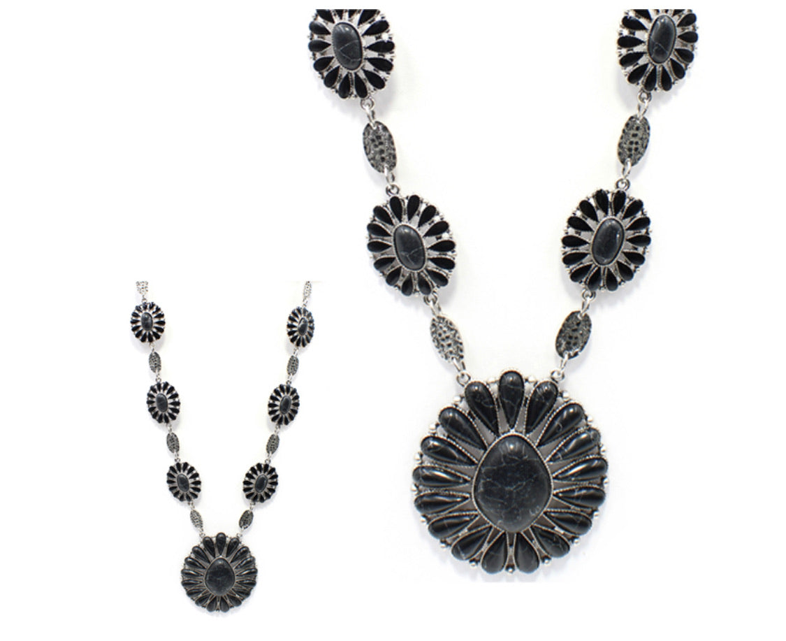 Stone City Concho Necklace