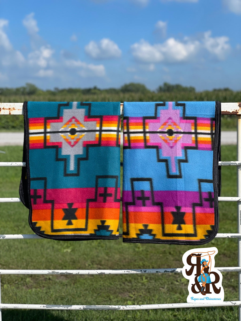 Fleece Aztec Small Blanket