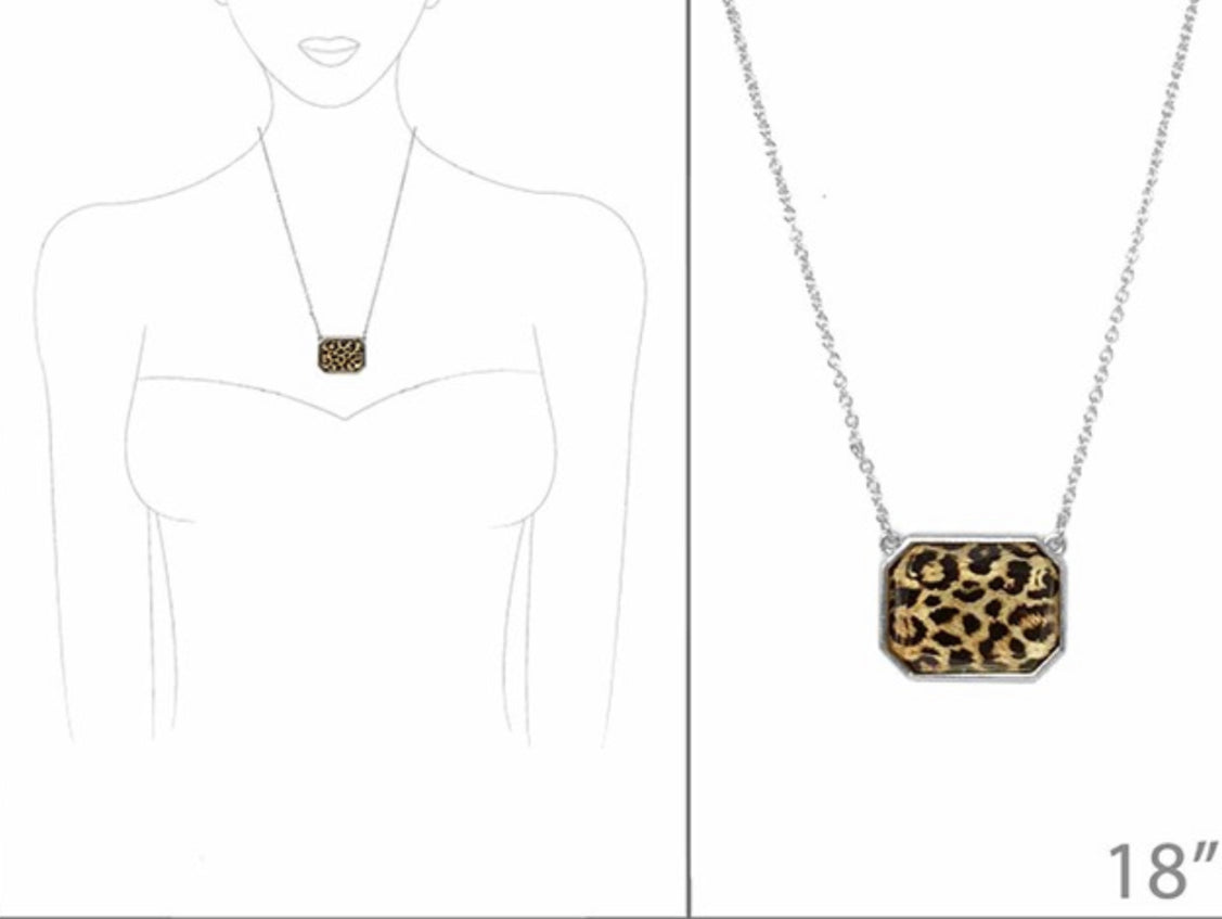 Leopard Pendant Necklace
