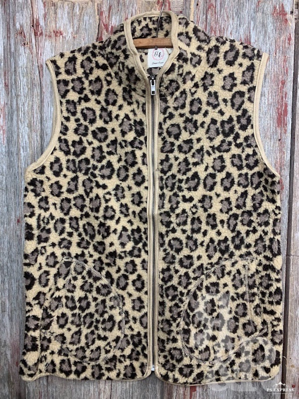 Leopard Comfy Vest