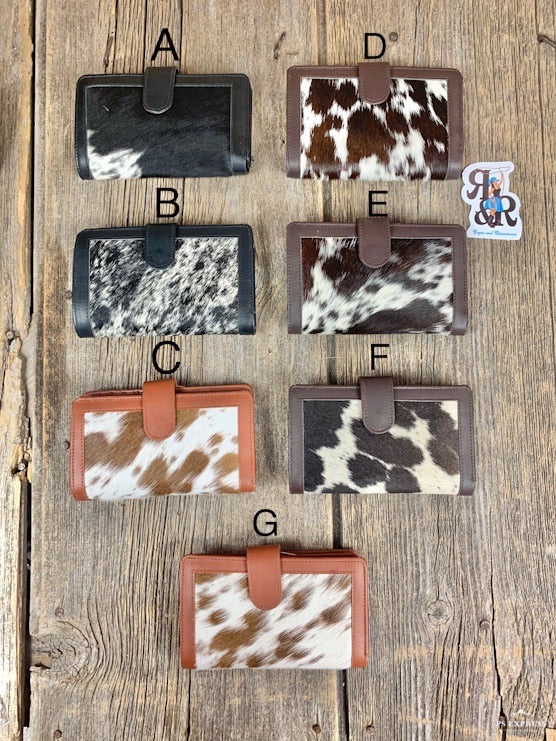 Cowhide Wallet Coin Purse