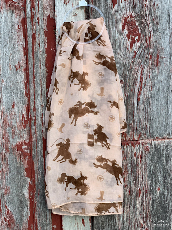 Lila Rodeo Infinity Scarf