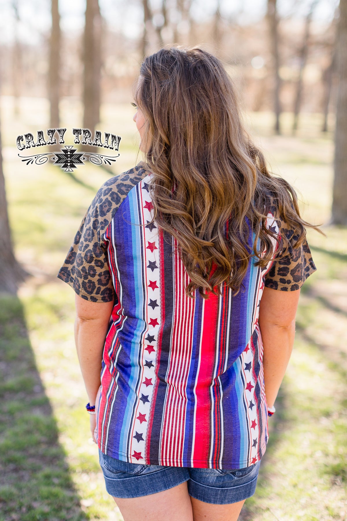 True Colors Serape Leopard Top