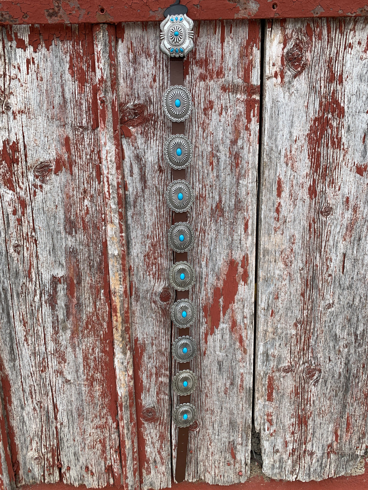 Santa Fe Turquoise Concho Belt